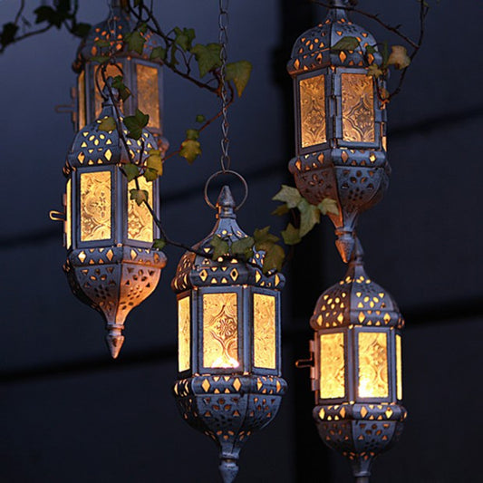 Marokkanischer Kerzenhalter (sanftes Licht)