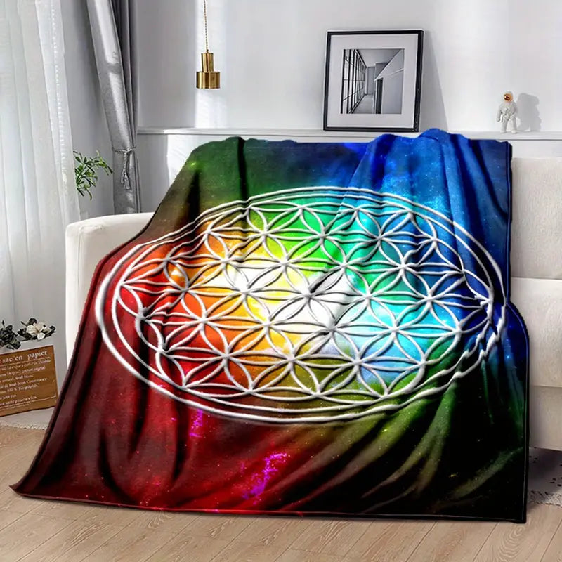 Knuffeldeken Flower of Life 150x200cm