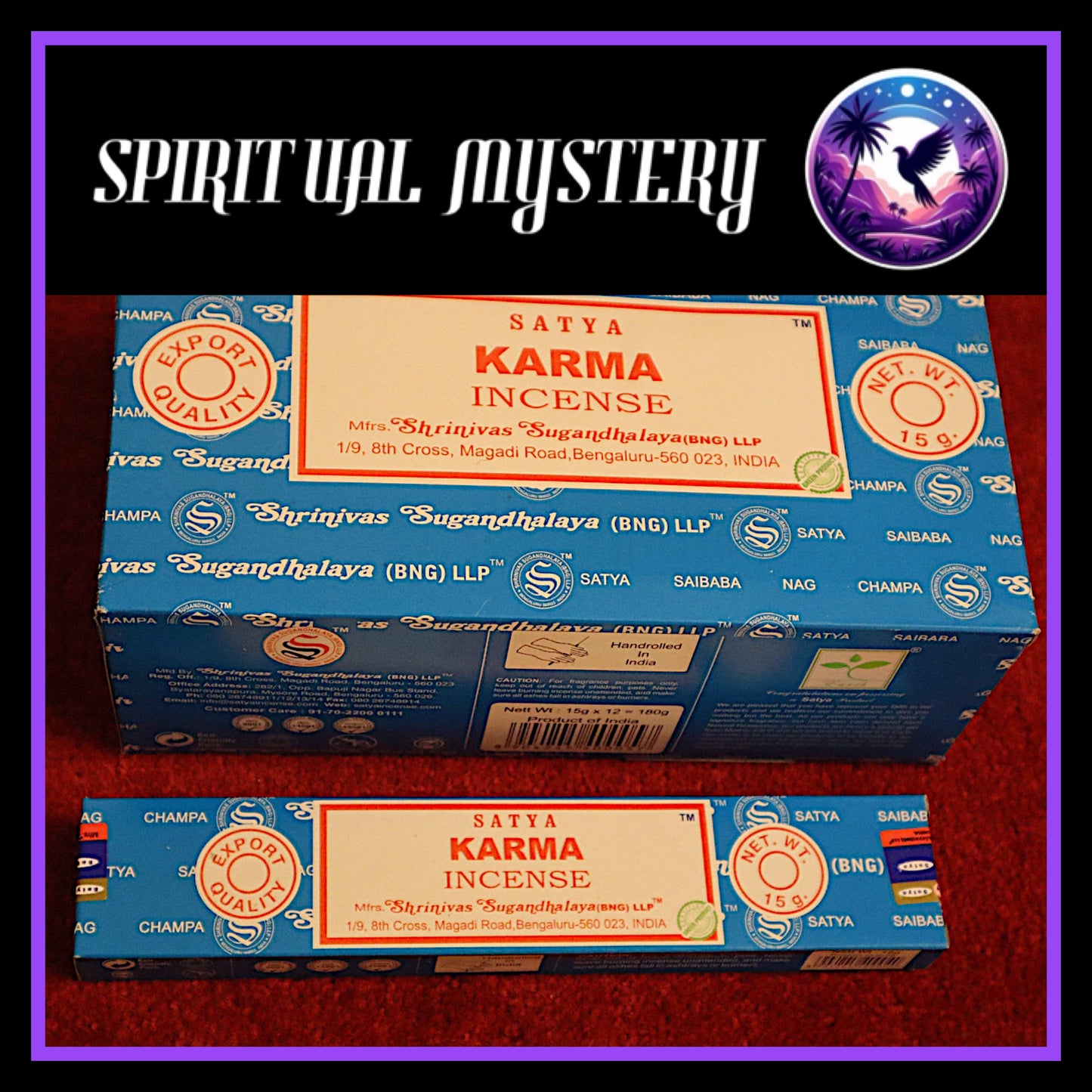 Satya Karma Räucherstäbchen (Made in India)