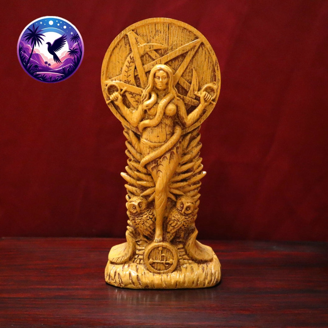 Pagan altar statue