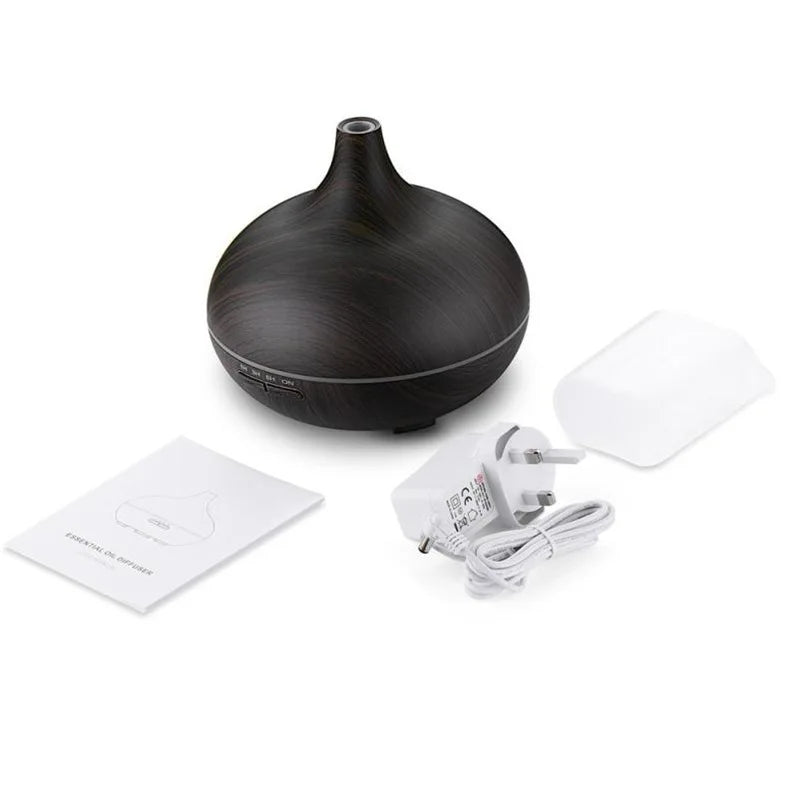 Aroma diffuser, ultrasonic technology, remote control, 7-color LED lamp 