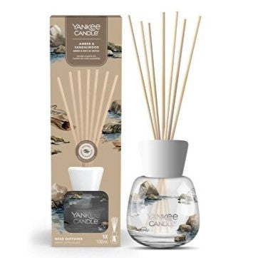 Yankee Candle Diffusor Set Bernstein & Sandelholz 100ml