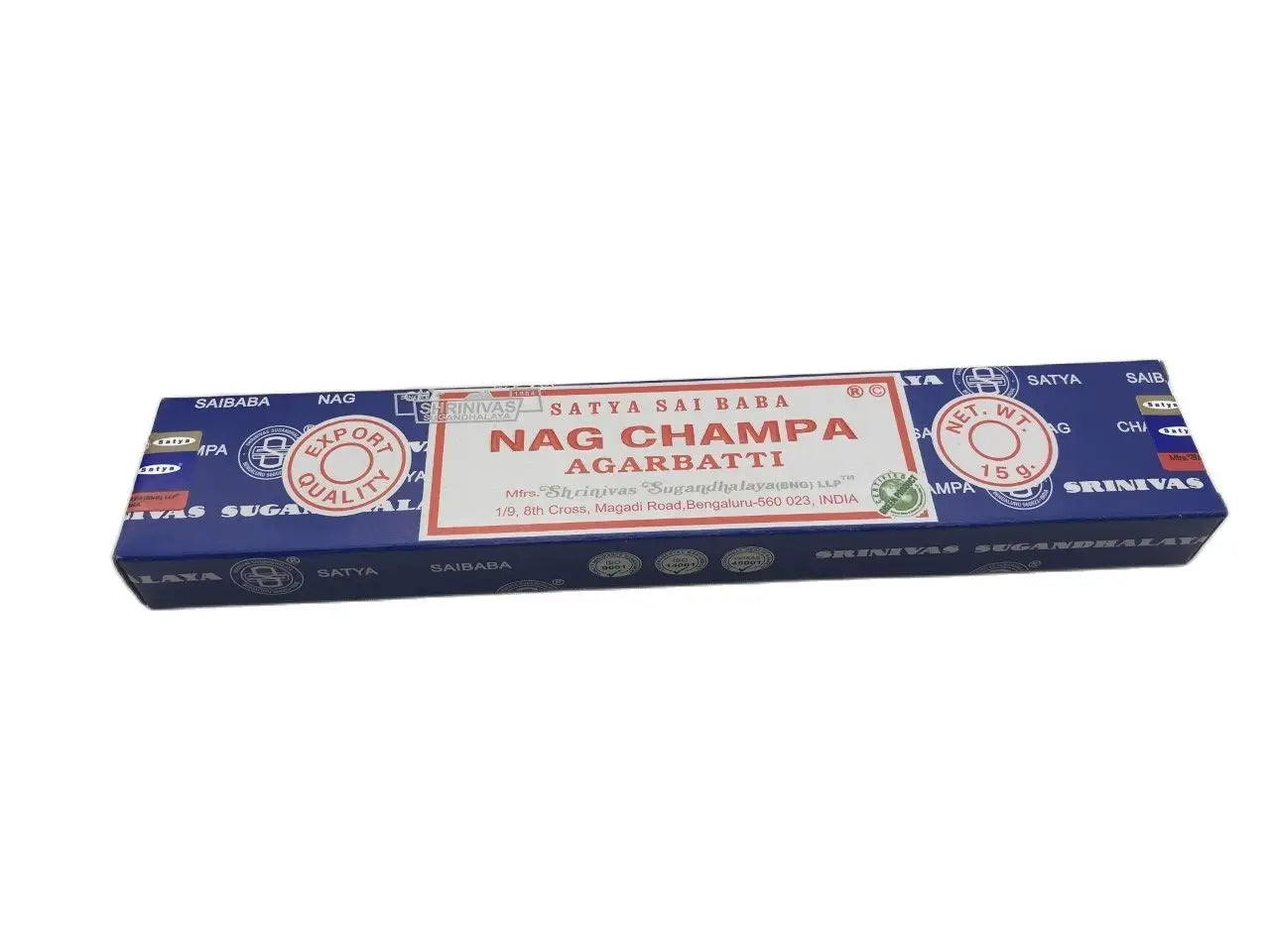 Wierookstokjes Nag Champa Goloka Agarbatti, Super Hit Mix, 15 doosjes + klein cadeautje, handgemaakt met natuurlijke ingrediënten