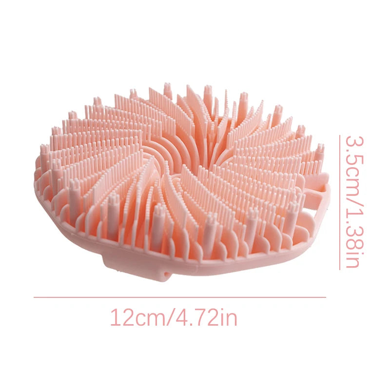 1 or 4 pieces of silicone body scrubbers