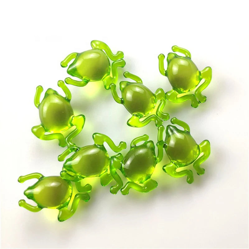 10 or 50 pieces of bath oil beads frog with essential green tea aroma oil