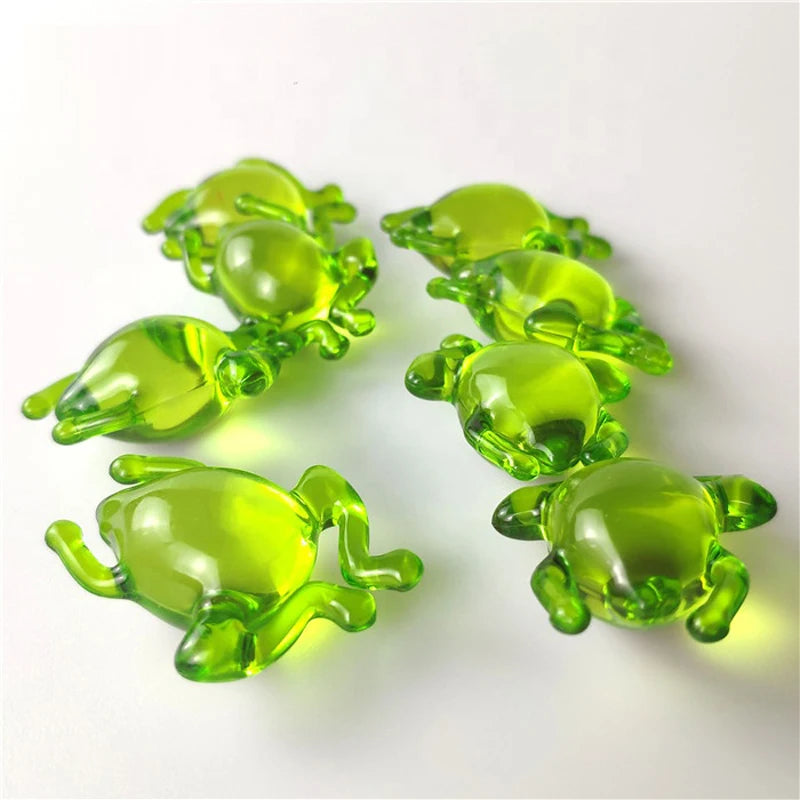 10 or 50 pieces of bath oil beads frog with essential green tea aroma oil