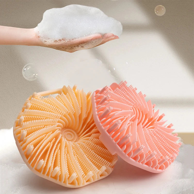 1 or 4 pieces of silicone body scrubbers