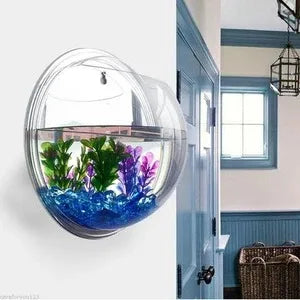 Transparent wall hanging vase/ creative wall hanger 15cm