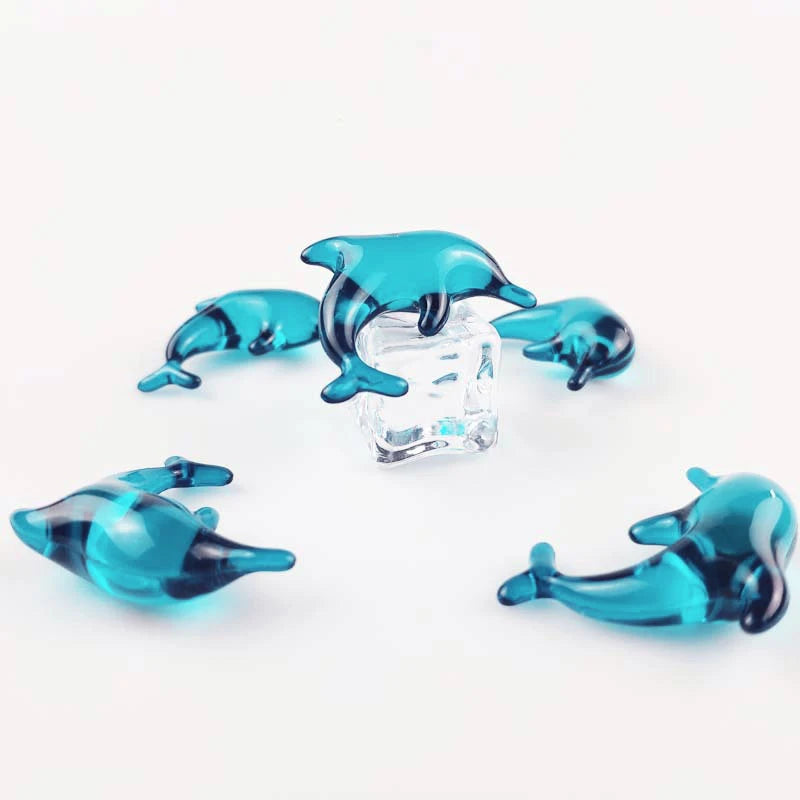 10 or 50 pieces of sea scented bath oil beads with essential oil, motif: dolphin